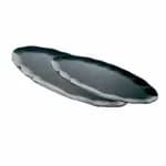 Thunder Group RF2030B Black Pearl 30" x 12" Oval Melamine Platter | Case of 2 — view 4