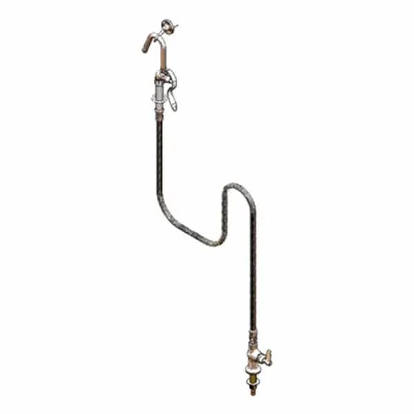 T&S B-0305-102A Single Hole Deck Mount Pantry Faucet — view 2