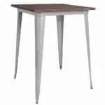 Flash Furniture CH-51090-40-BL-GG Round Bar Height Metal Blue Table — view 6