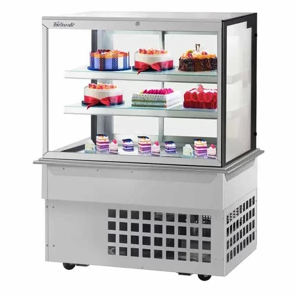 Turbo Air TBP48-54FDN-W Three Tier Refrigerated Drop In Bakery Display Case 48-7/8"W — view 2