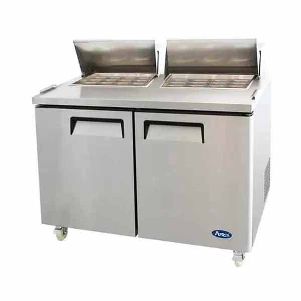 Atosa MSF8307GR 24 Pan 2-Door Mega-Top Sandwich Prep Table 60-1/8"W — main image