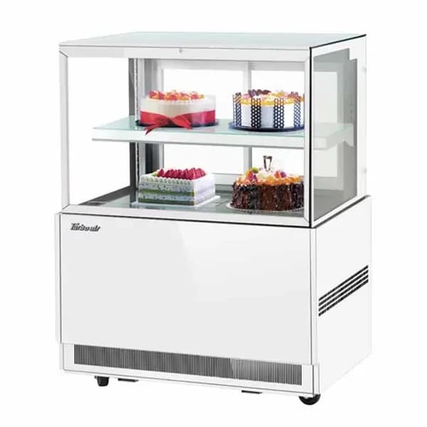 Turbo Air TBP36-46FN-W Refrigerated White Bakery Display Case 35-3/8"W — view 2