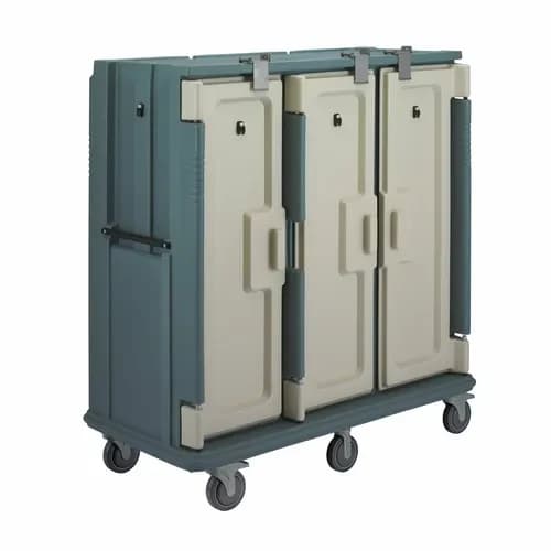 Cambro MDC1418T30401 Slate Blue Meal Delivery Cart — view 2