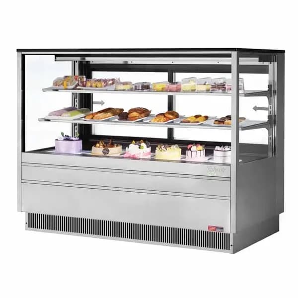 Turbo Air TCGB-72UF-SS-N Refrigerated Bakery Display Case 71-7/8"W — view 2