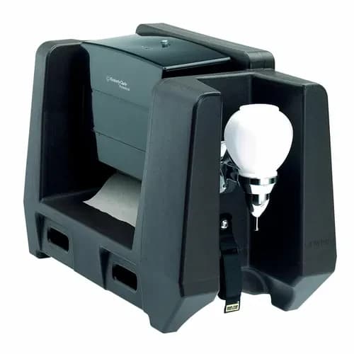 Cambro HWATD110 Black Handwashing Sation — view 2