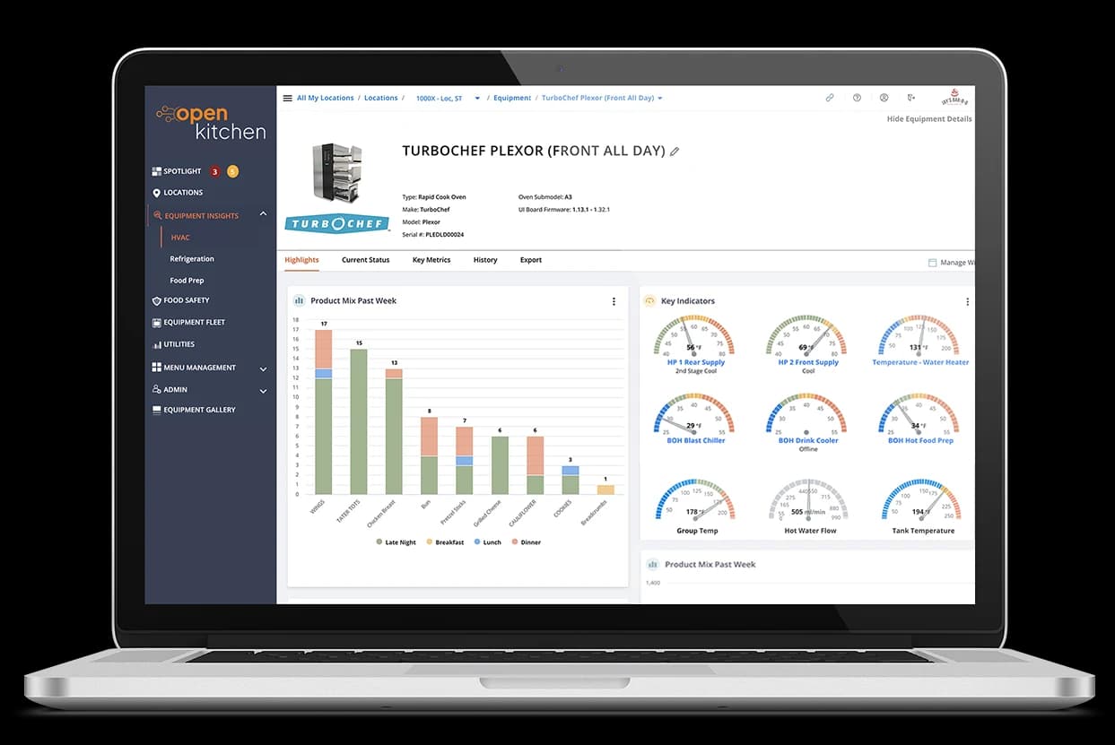 Open Kitchen by Powerhouse Dynamics (PhD) – Cloud Based, Commercial IOT Product – Remote Monitoring and Analytics Software (1-year subscription) — view 4