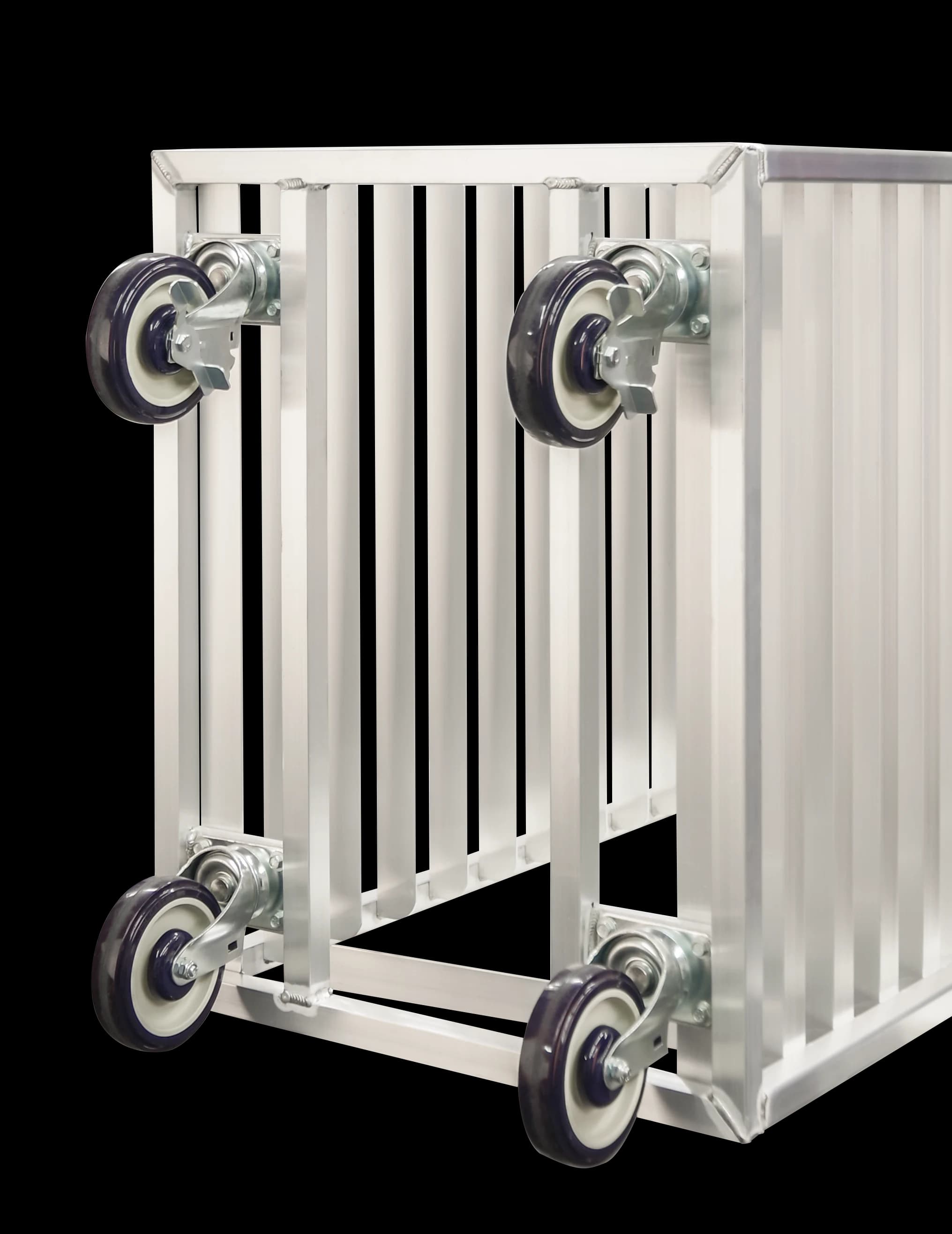 Carter-Hoffmann® O8618 Portable Aluminum Pan Rack Single Width Open Style End-Loaded 18 Pan Capacity — view 4