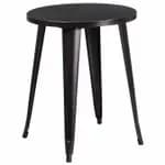 Flash Furniture CH-31330-29-YL-GG 23-3/4" Square Dining Height Galvanized Steel Yellow Table — view 6