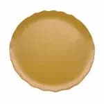 Thunder Group RF1016B Black Pearl 16" Melamine Plate | Case of 2 — view 6