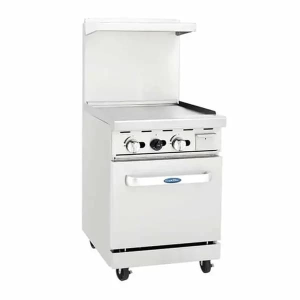Atosa AGR-24G-LP Liquid Propane Range with 24" Griddle-Space Saver Oven 24"W — main image
