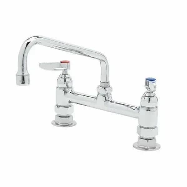 T&S B-2280-060X 8" Double Pantry Faucet — main image