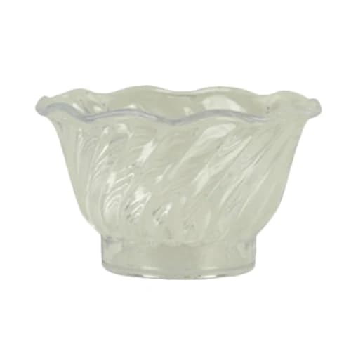 Thunder Group PLDs005C Clear Plastic Tulip Dish | Case of 12 — view 2