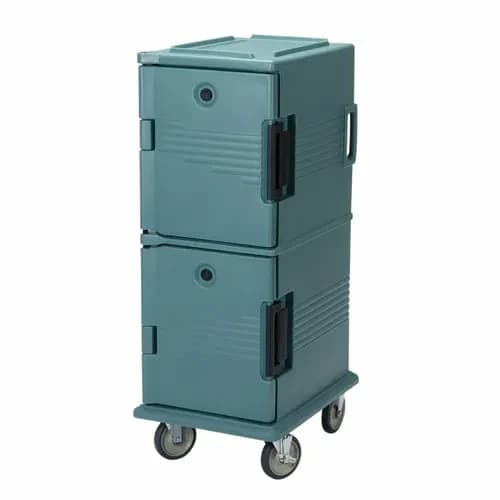 Cambro Ultra Cam Cart UPC800401 Insulated Slate Blue Front Loader Food Carrier — main image