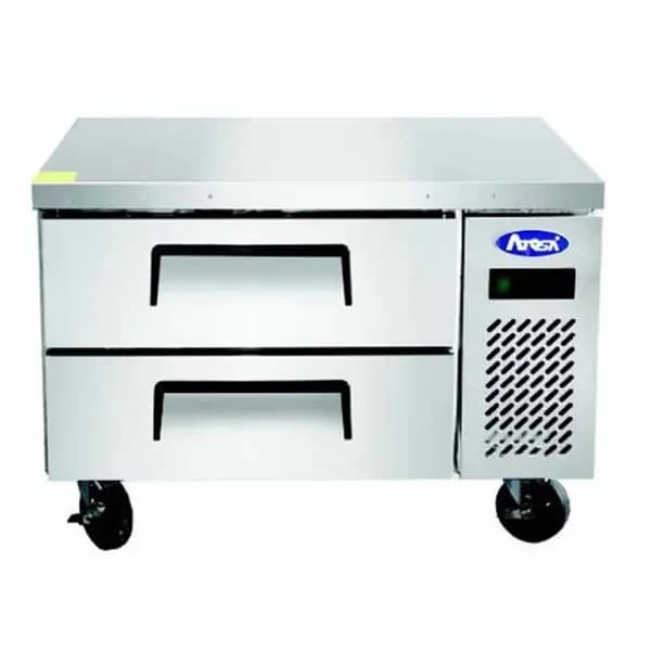 Atosa MGF8448GR 4.7 cu. ft. 2-Drawer Refrigerated Chef Base 35-5/8"W — view 2