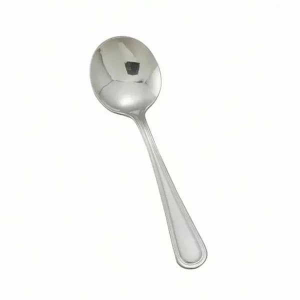 Winco 0030-04 Shangarila Bouillon Soup Spoons Extra Heavy Weight 18/8 | Case of 12 — view 2