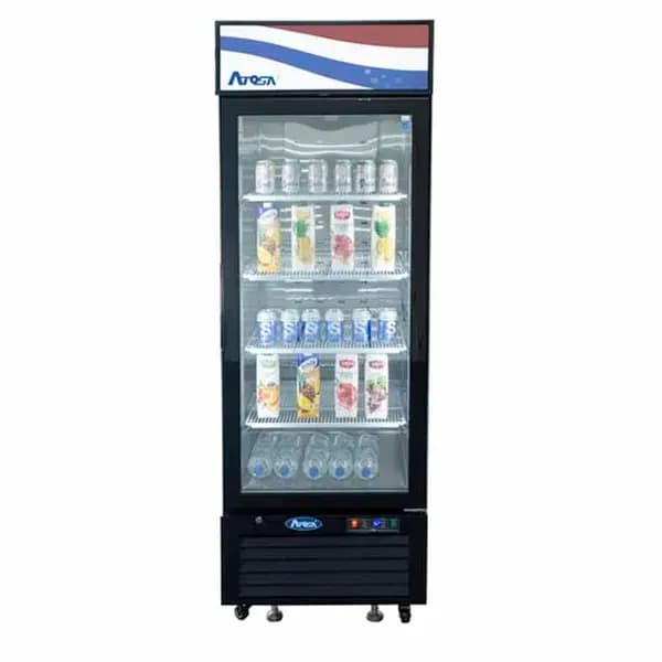 Atosa MCF8725GR 11.1 cu. ft. 1-Door Refrigerator Merchandiser 24-1/8"W — view 2