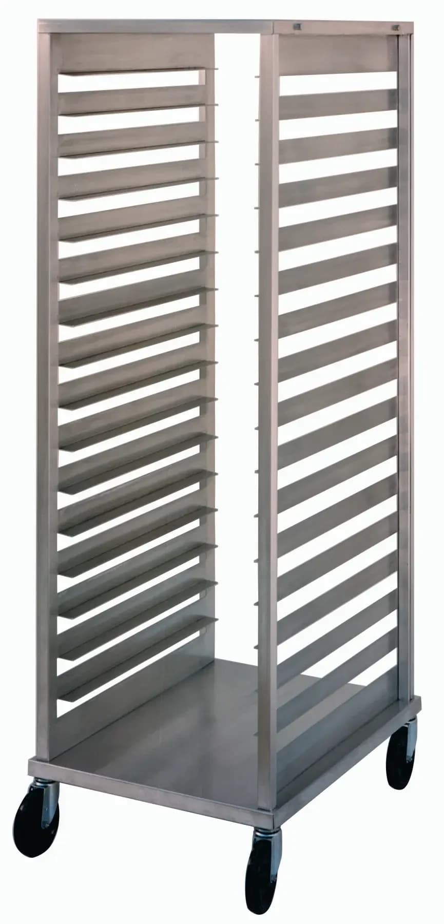 Nu-Vu® SB-2 Portable Aluminum Pan Rack Single Width Knock-Down Style End-Loaded 17 Pan Capacity