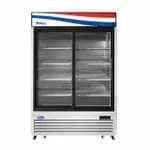 Atosa MCF8727GR 44.9 cu. ft. 2-Sliding Door Refrigerator Merchandiser 54-3/8"W — view 6