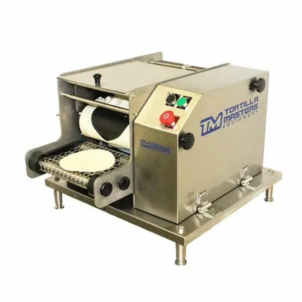 Tortilla Masters TM105 Ventura Flex Countertop Corn Tortilla Machine with 6-1/4" Cutter — view 2