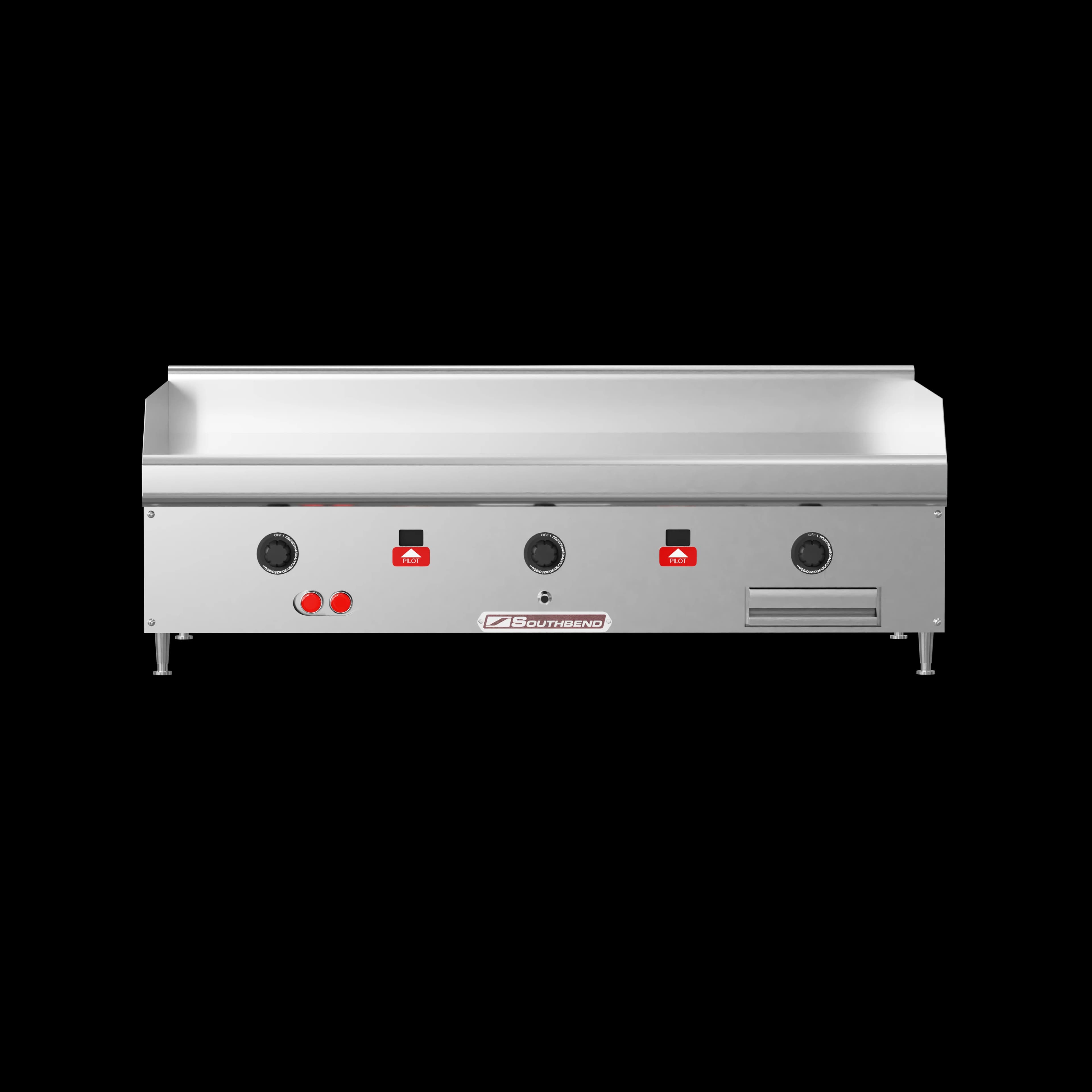 Southbend HDG-36-30 Counterline Gas Countertop Griddle 36 Inch Wide Thermostatic Control Rectangle Polished Steel 1 Inch Thick Plate Heavy-Duty — Natural Gas, 90000 BTU — main image