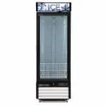 Maxx Cold MXM2-48FHC-ICE 48 cu. ft. White 2-Swing Door Bagged Ice Freezer Merchandiser 54"W — view 3