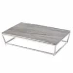 Tablecraft MGD2112 Frostone Slate Square Melamine Serving Tray 21" x 12-7/8" x 1-1/8" — view 3