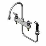 T&S B-1175 8" Deck Mount Workboard Faucet — view 6