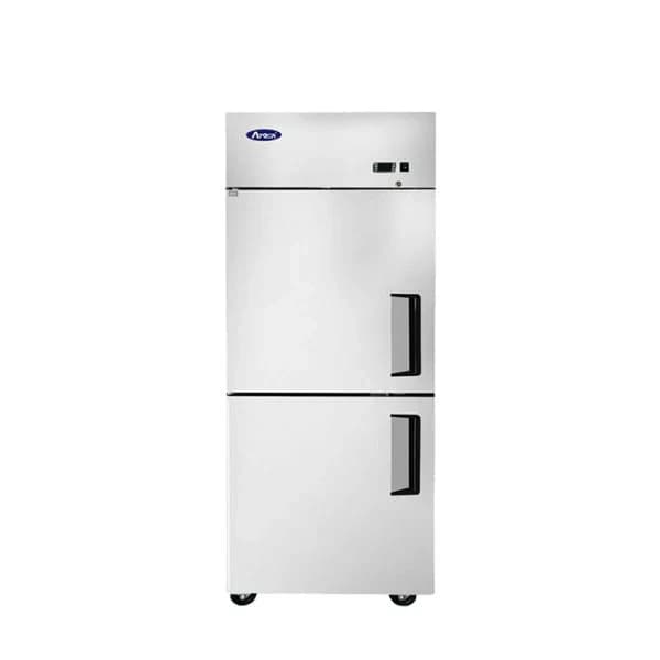 Atosa MBF8007GRL Reach-In Freezer 2 Divided Doors Left Hinged 23 Cu Ft — main image