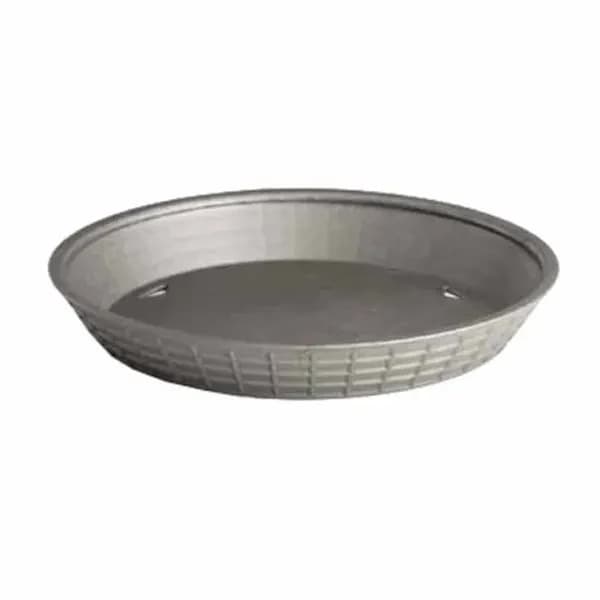 Tablecraft 13759GM Gunmetal Round Platter Basket 9" x 1-1/4" | Case of 12 — view 2