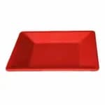 Thunder Group PS3211W Passion White 10-1/4" x 10-1/4" Square Melamine Plate | Case of 12 — view 3