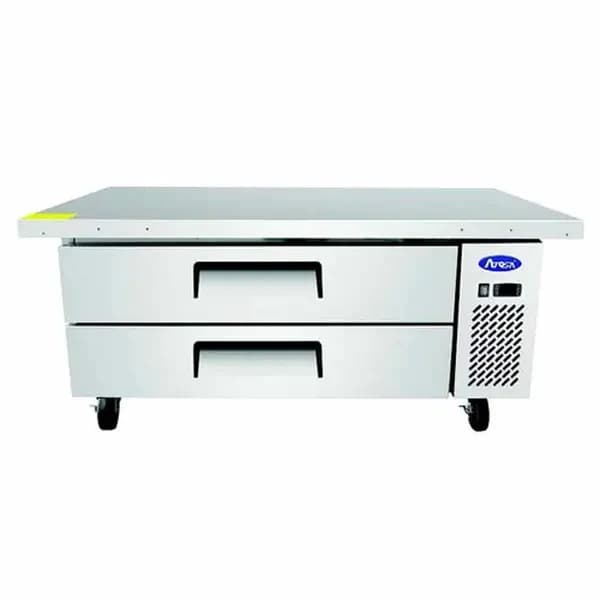 Atosa MGF8452GR 8.4 cu. ft. 2-Drawer Refrigerated Chef Base with Extended Top 60-1/2"W — view 2