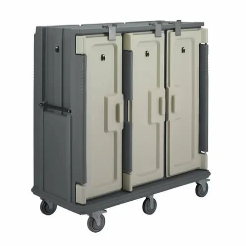 Cambro MDC1418T30191 Granite Gray Meal Delivery Cart — view 2