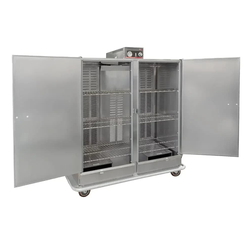 Carter-Hoffmann® EquaHeat™ Series BB1600 Freestanding Banquet Cart Electric and Canned Fuel Heating 150 Plate Capacity 2 Door — 240V, 1PH — view 3