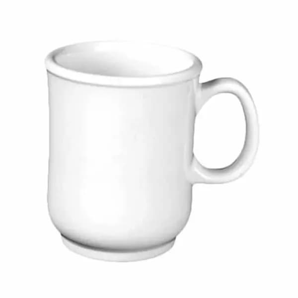 Thunder Group ML901I NuStone Ivory 8 oz. Melamine Mug/Cup | Case of 12 — view 2
