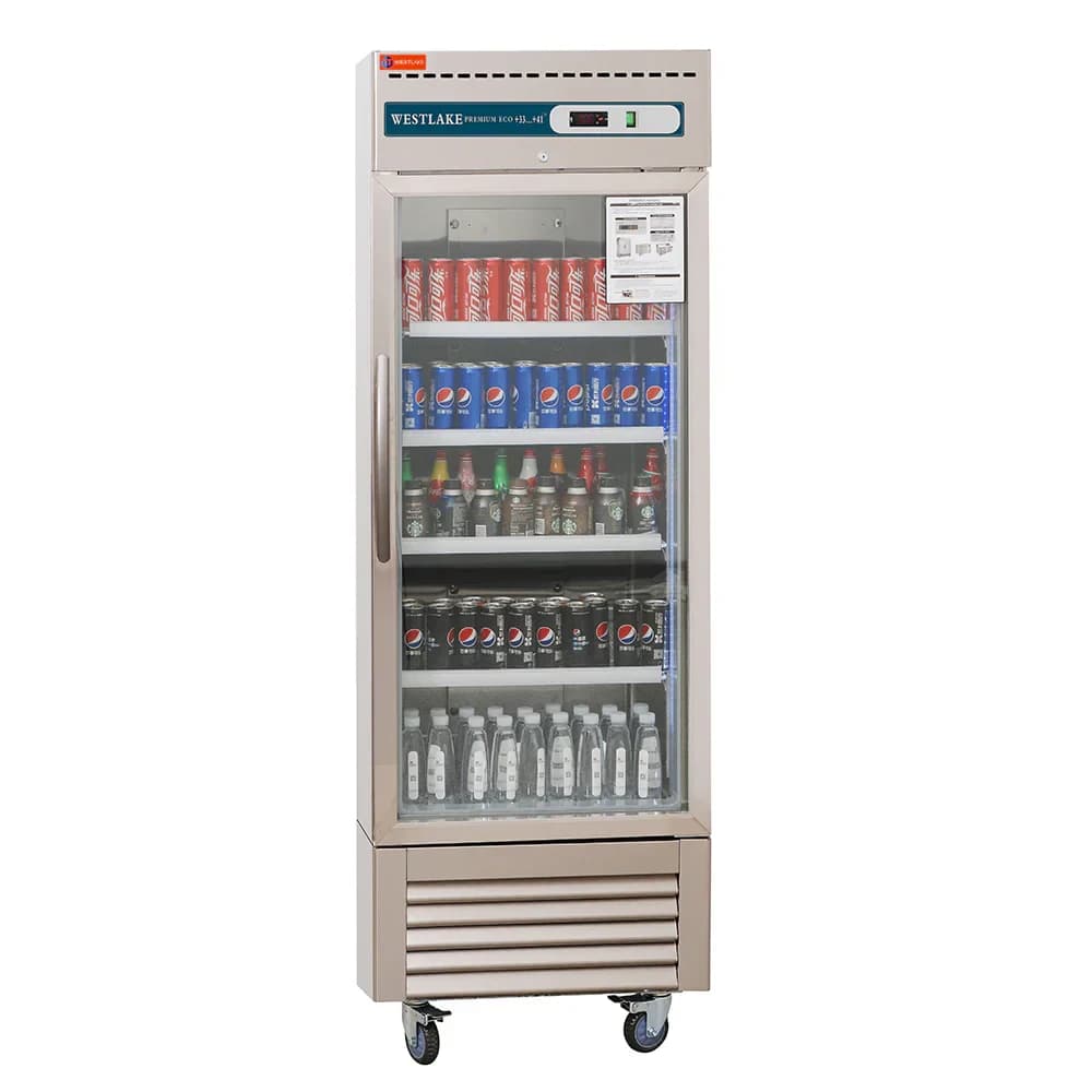 Westlake WKR-23BG Glass Door Merchandiser Refrigerator 1 Door 33-40°F — view 2