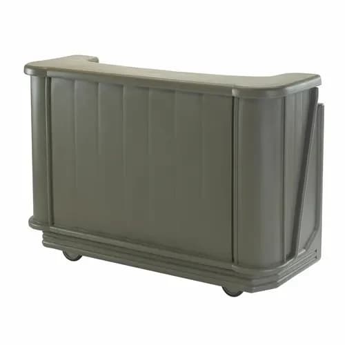 Cambro Cambar BAR650DX194 Granite Sand Portable Bar 7-Bottle Speed Rail 5-Button Soda Gun Portable Bar 67-1/2"W X 28-1/2"D X 47-1/2"H — view 2