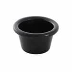 Thunder Group PL533BL1 3-1/2 oz. Fluted Black Plastic Ramekin | Case Of 12 — view 3