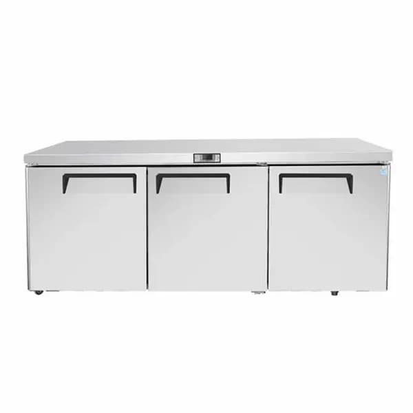 Atosa MGF8404GR 21.13 cu. ft. 3-Door Undercounter Refrigerator 72-5/8"W — view 2