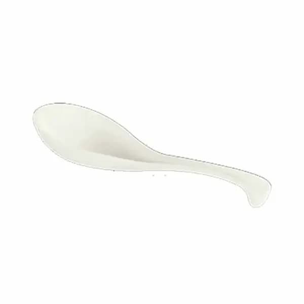 Thunder Group 7000V Ivory 1 oz. Melamine Spoon | Case of 60 — view 2