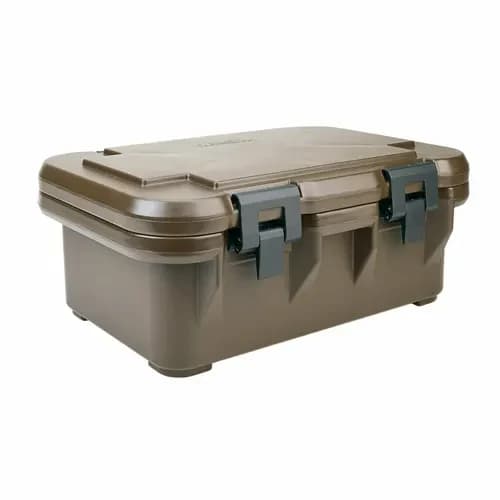 Cambro S-Series Ultra Pan Carrier UPCS160131 Dark Brown Top Loader 6" Deep — view 2