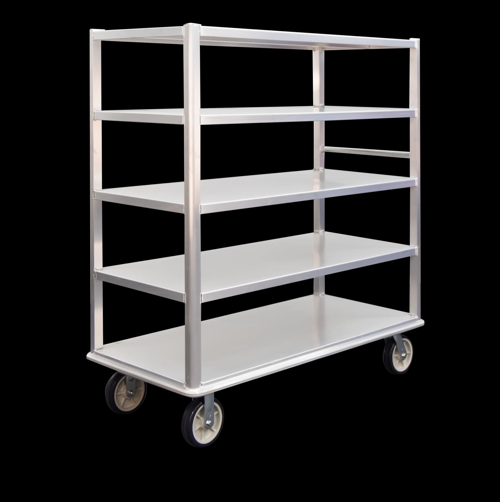 Carter-Hoffmann® T545 Freestanding Queen Mary Cart 3000 Pound Capacity 5 Shelves — view 2