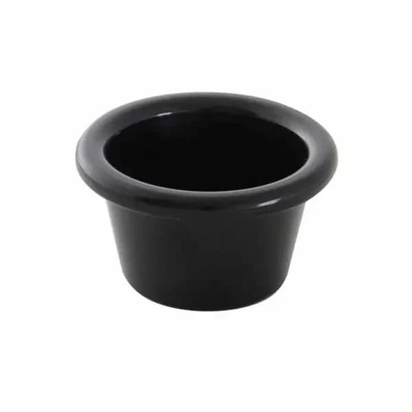 Thunder Group PL535BL1 1-3/4 oz. Black Plastic Ramekin | Case Of 12 — view 2