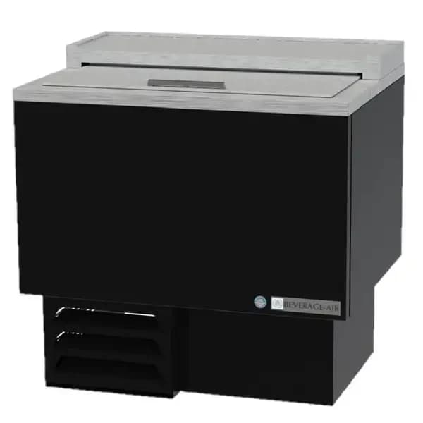 Beverage-Air GF34HC-B 7.44 cu. ft. Glass and Plate Froster 34"W — main image