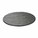 Tablecraft MGD2112 Frostone Slate Square Melamine Serving Tray 21" x 12-7/8" x 1-1/8" — view 4
