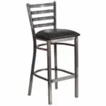 Flash Furniture XU-DG-TP0004-30-GG Silver Galvanized Steel Bar Stool — view 6