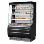 Turbo-Air TJMR-55SDB-N Black 62 cu. ft. 2 Swinging Door Refrigerator Merchandiser 65-1/8"W — view 6