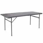 Flash Furniture DAD-YCZ-122R-GG 48" Granite White Plastic Top Folding Table — view 3