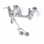 T&S B-0672-POL 8" Wall Mount Service Sink Faucet — view 6