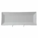 Thunder Group 29006BK Classic Black 6" x 6" Square Melamine Plate | Case of 12 — view 4