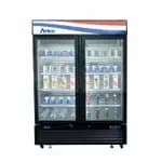 Atosa MCF8703ES 44.8 cu. ft. 2-Swinging Door Freezer Merchandiser 54-3/8"W — view 5